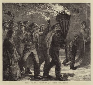 A Clavie felgyújtása Burgheadben, Elginben